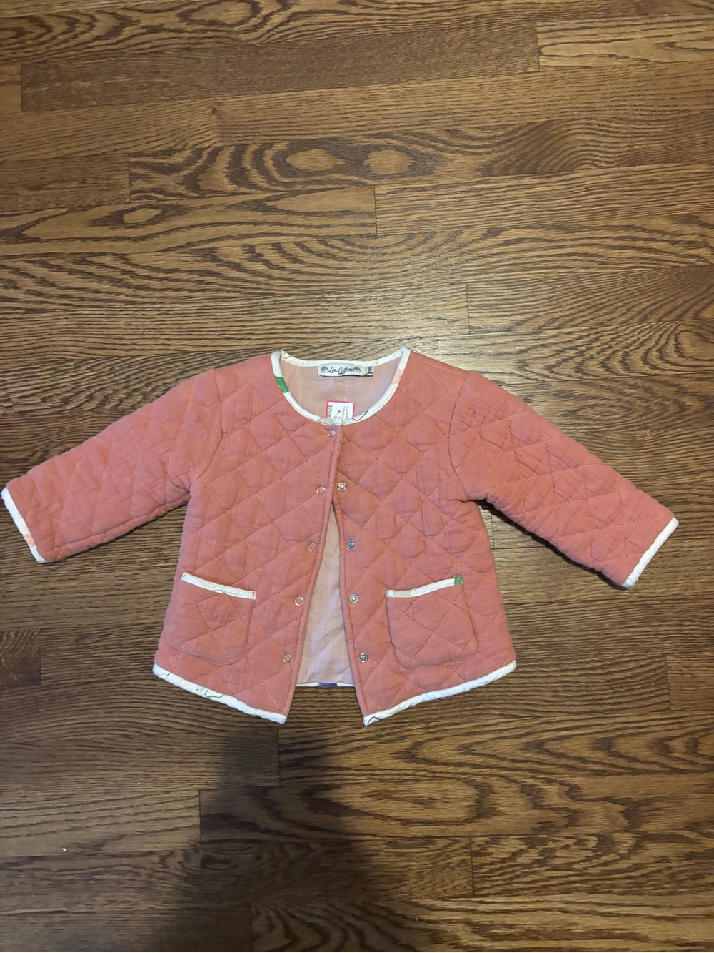 Size 18 - Les Lutins pink quilted jacket